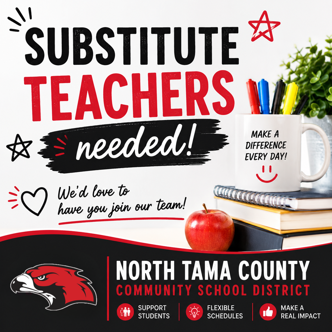 Subs Needed